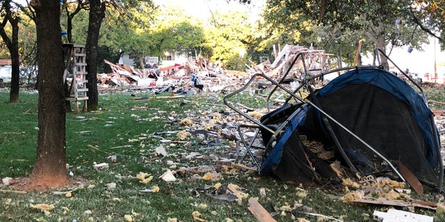 The Oklahoma City Fire Department says the blast left 1 dead and 3 injured. (Oklahoma City Fire Department)