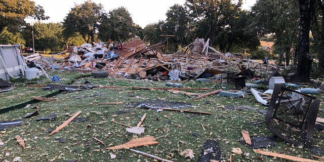 The cause of the explosion is not immediately clear. (Oklahoma City Fire Department)