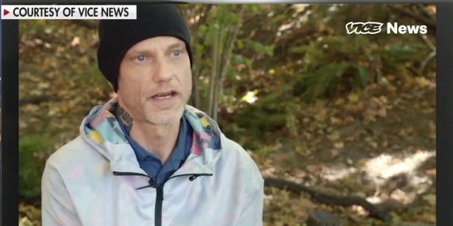 Michael Reinoehl is seen in a screen capture from an interview posted on the Vice website.