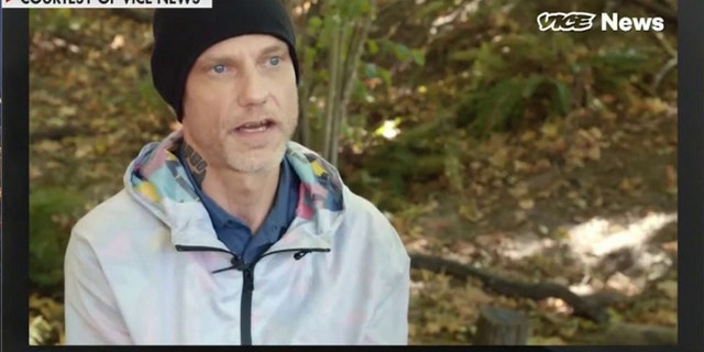 Michael Reinoehl is seen in a screen capture from an interview posted on the Vice website.