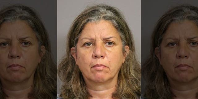 Rima Abikaram, 50, of Fullerton, Calif., was arrested on suspicion of elder abuse, authorities say. (Costa Mesa Police)