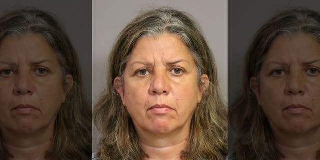 Rima Abikaram, 50, of Fullerton, Calif., was arrested on suspicion of elder abuse, authorities say. (Costa Mesa Police)