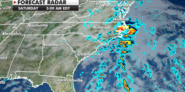 Flash flooding is possible in the Southeast today. (Fox News)