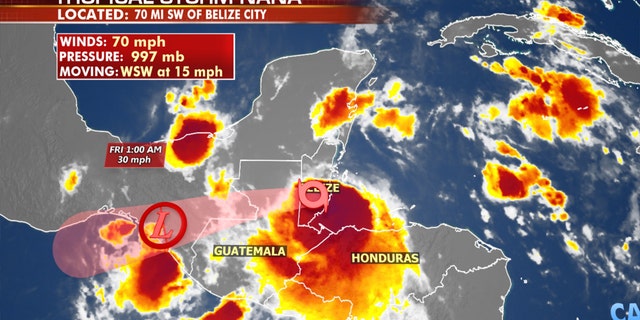 Tropical Storm Nana continues to impact the region after making landfall in Belize.