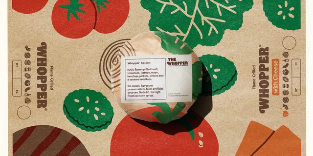 For a limited time, Burger King will be sharing the "recipe" of its iconic hamburger right on the wrapper.