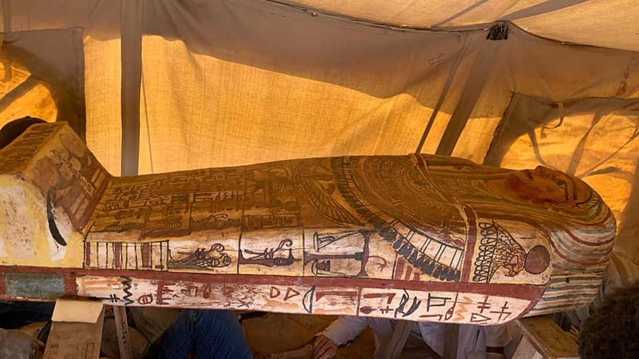 Archaeology team in Egypt find lion mummy at famed pyramid site