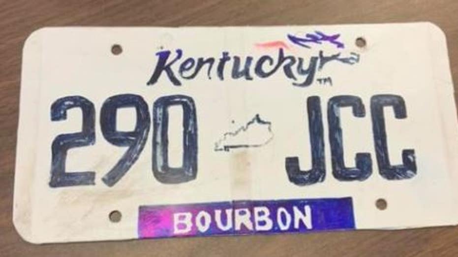 own license plate