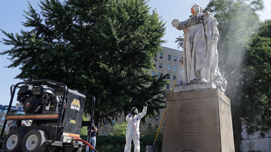 Louisville removes statue of King Louis XVI over ‘safety concerns’ following months of protests ...