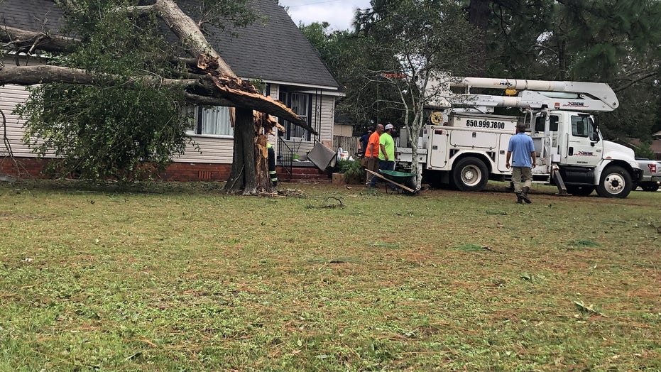 Cleanup efforts are underway in Pensacola, Fla., after Hurricane Sally slams Gulf Coast