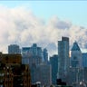 The Manhattan skyline following the terrorist attacks on the World Trade Center. 