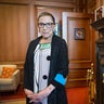 FILE - In this July 31, 2014, file photo, Associate Justice Ruth Bader Ginsburg is seen in her chambers in at the Supreme Court in Washington. The Supreme Court says Ginsburg has died of metastatic pancreatic cancer at age 87. (AP Photo/Cliff Owen, File)
