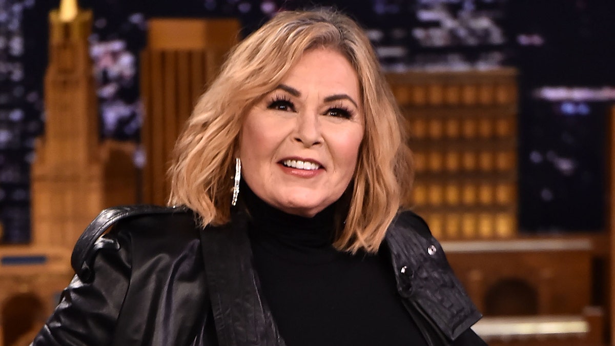 Roseanne Barr Visits "The Tonight Show Starring Jimmy Fallon" on April 30, 2018, in New York City.