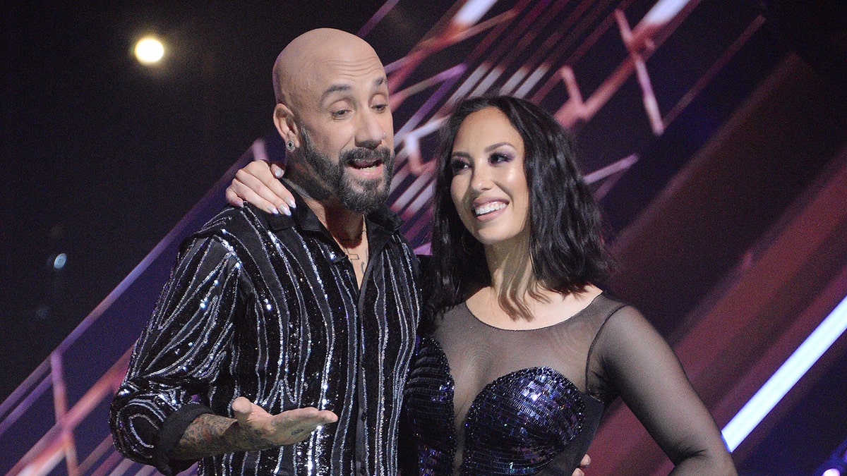 AJ McLean (left) and Cheryl Burke (right) on 'Dancing with the Stars.' (Eric McCandless /ABC via Getty Images)