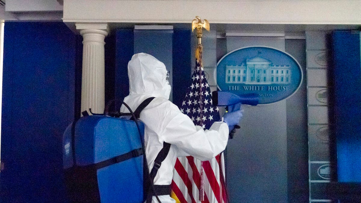 White House Cleaning Crews Hard At Work On Trump's Return | Fox News