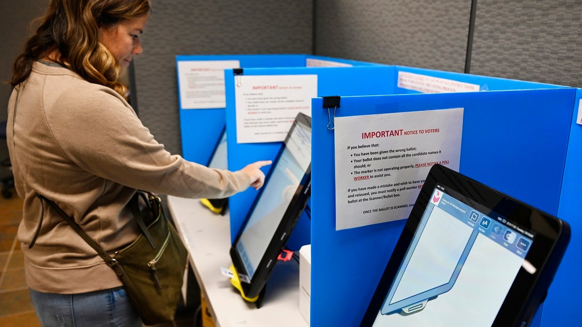 Voting booth Georgia