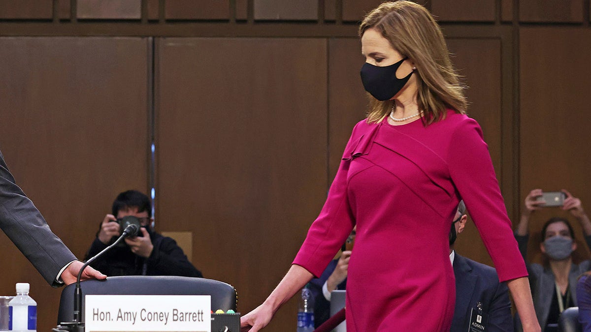 Amy Coney Barrett at confirmation hearing