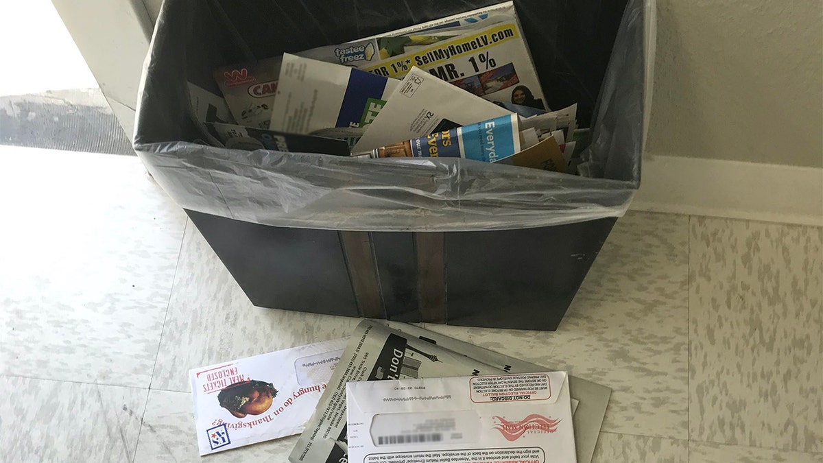 Ballots littered in Nevada apartment complex