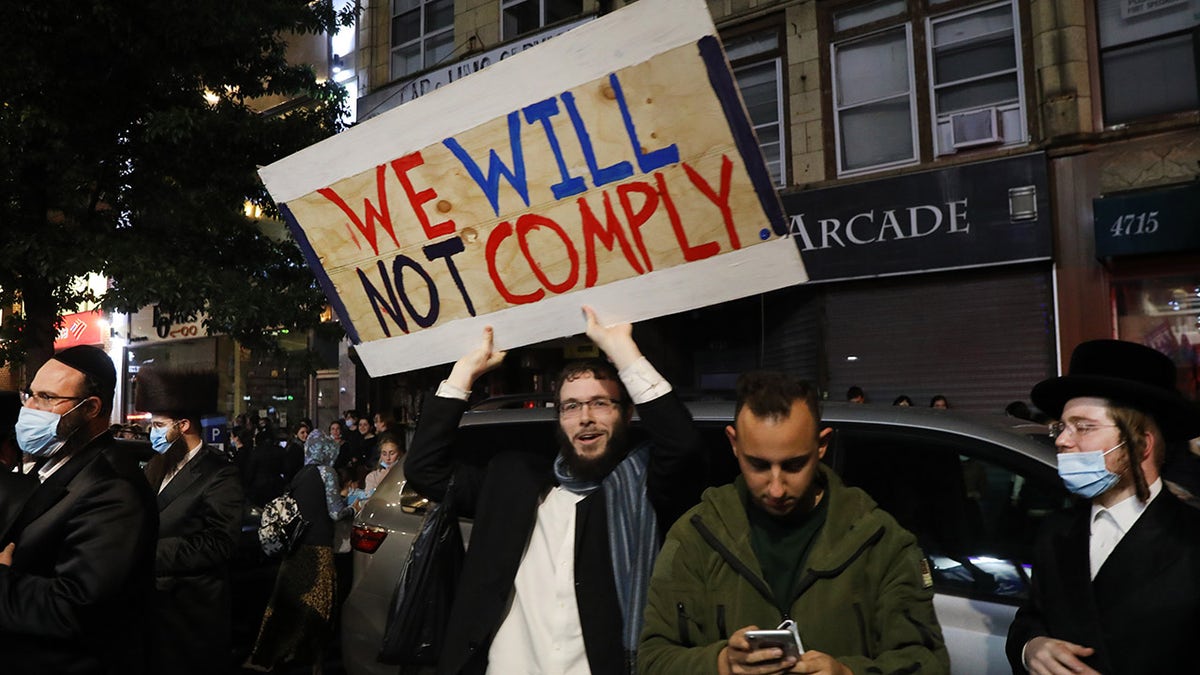 Protest lockdown NYC
