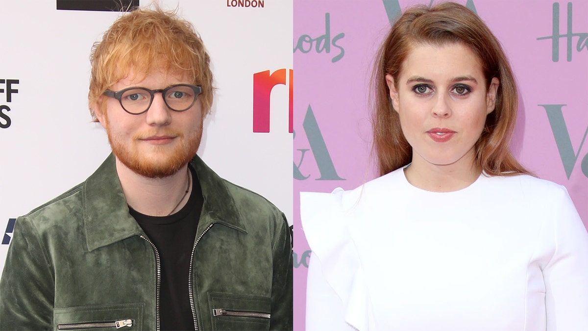 Ed Sheeran s face was cut by Princess Beatrice with a sword