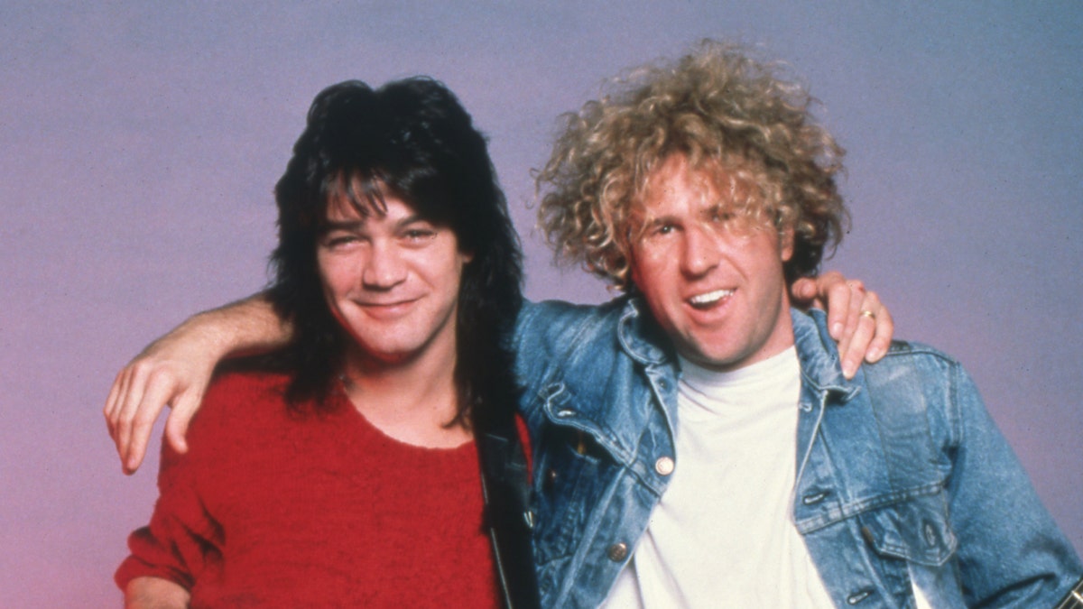 Sammy Hagar and Eddie Van Halen 1986