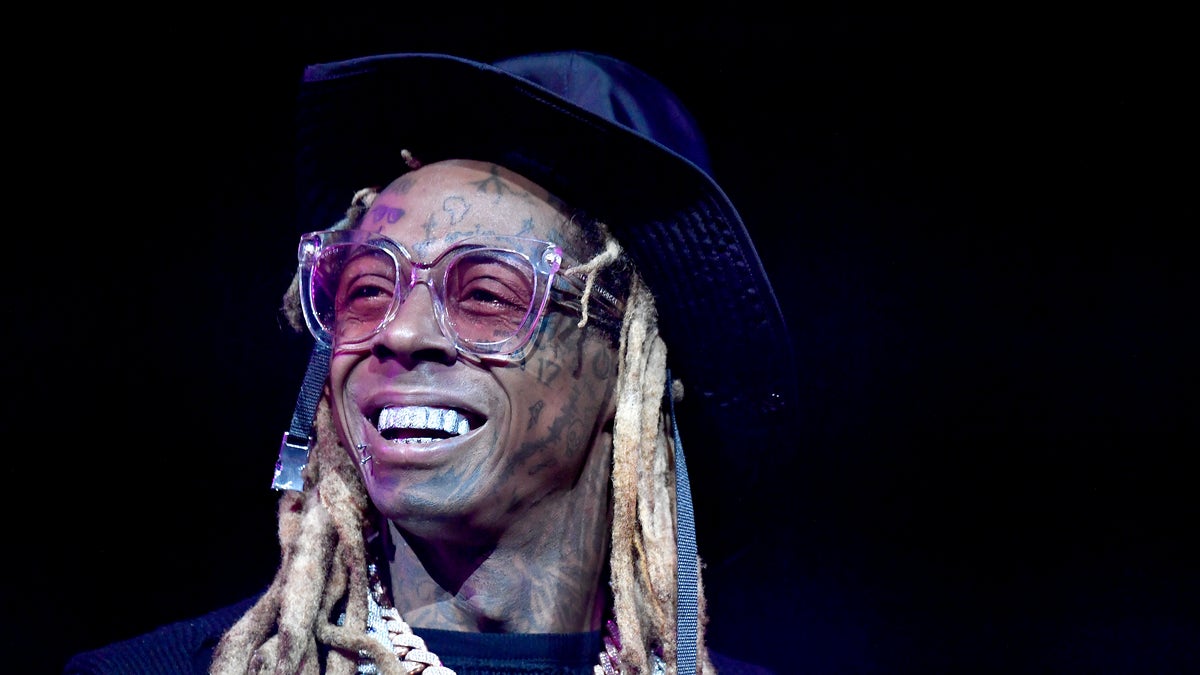 Rapper Lil Wayne said he had a 'great meeting' with President Trump on Thursday. (Photo by Frazer Harrison/Getty Images for EA Sports Bowl at Bud Light Super Bowl Music Fest )