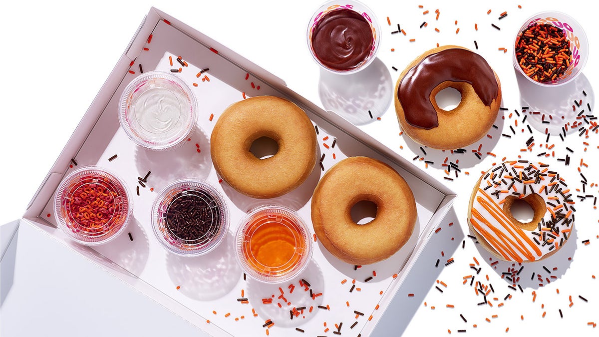  Dunkin' is also offering its take-home doughnut kit this Halloween season.