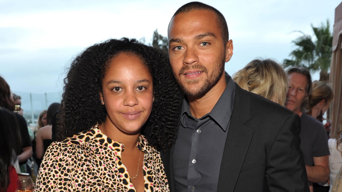 Jesse Williams (R) and his now-ex-wife Aryn Drake-Lee in 2010. (Photo by John Shearer/Getty Images for GQ Magazine)