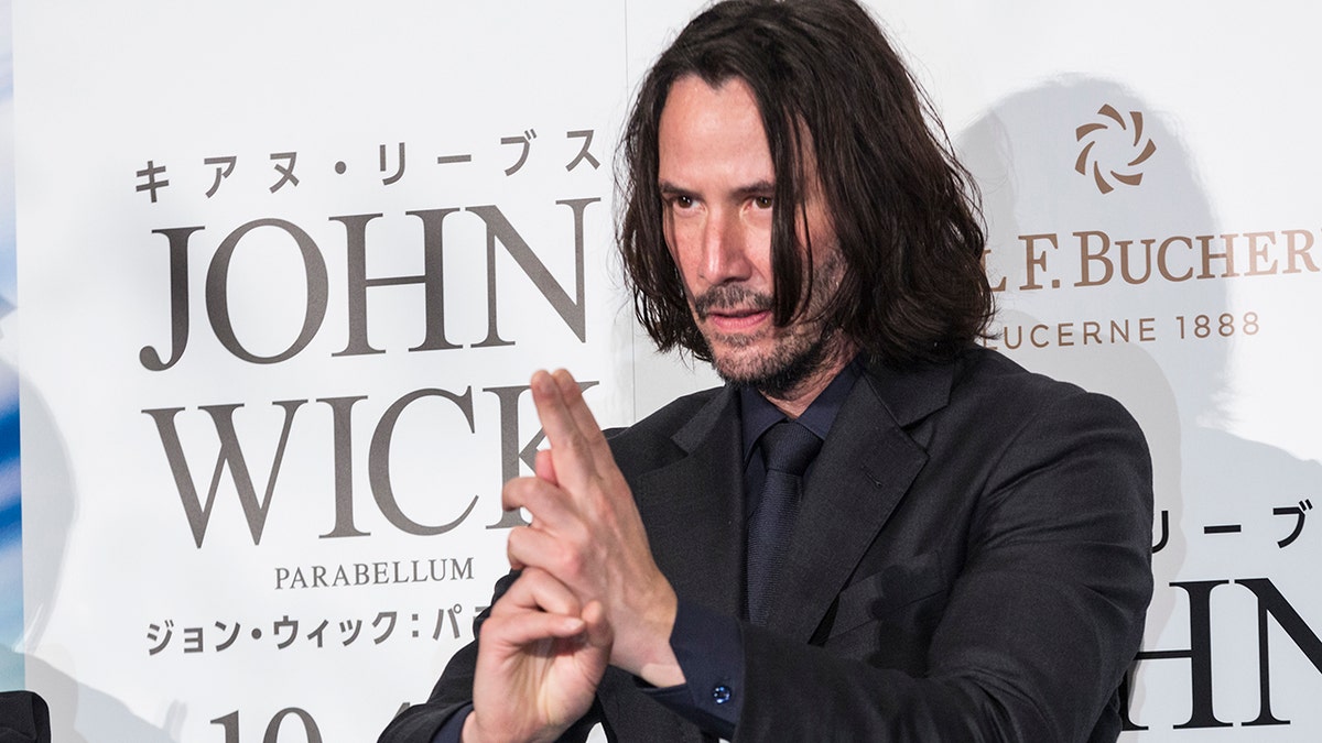 Keanu Reeves at a premiere