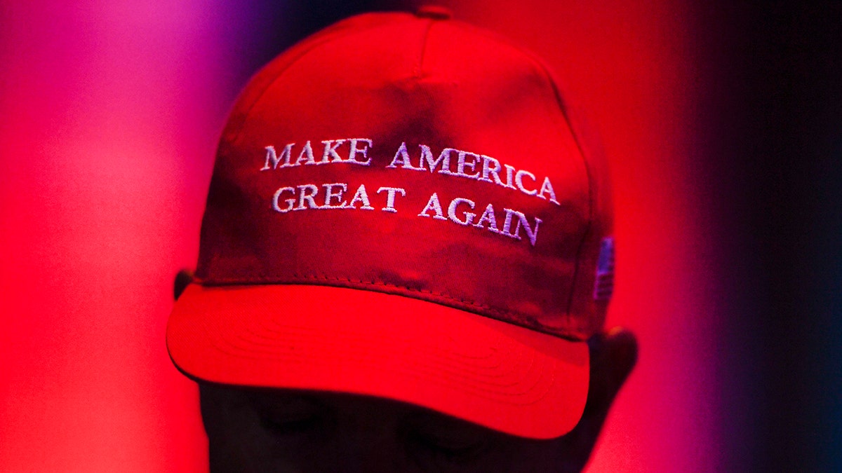  A MAGA hat worn during the Western Conservative Summit in 2019 (Photo by AAron Ontiveroz/MediaNews Group/The Denver Post via Getty Images)