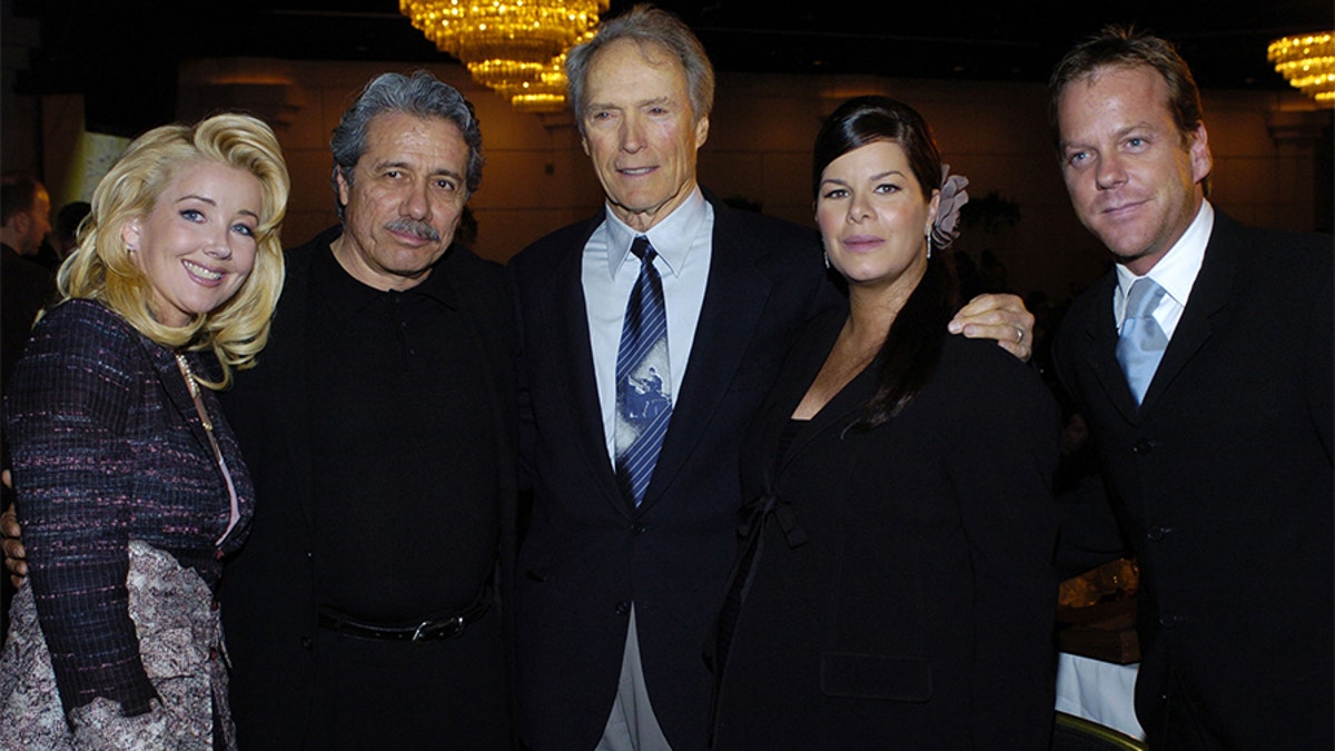 Melody Thomas Scott, Edward James Olmos, Clint Eastwood, Marcia Gay Harden and Kiefer Sutherland.