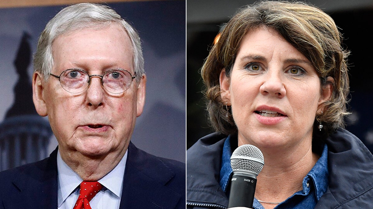 Senate Majority Leader Mitch McConnell, R-Ky., fended off a challenge from well-funded Democrat Amy McGrath.