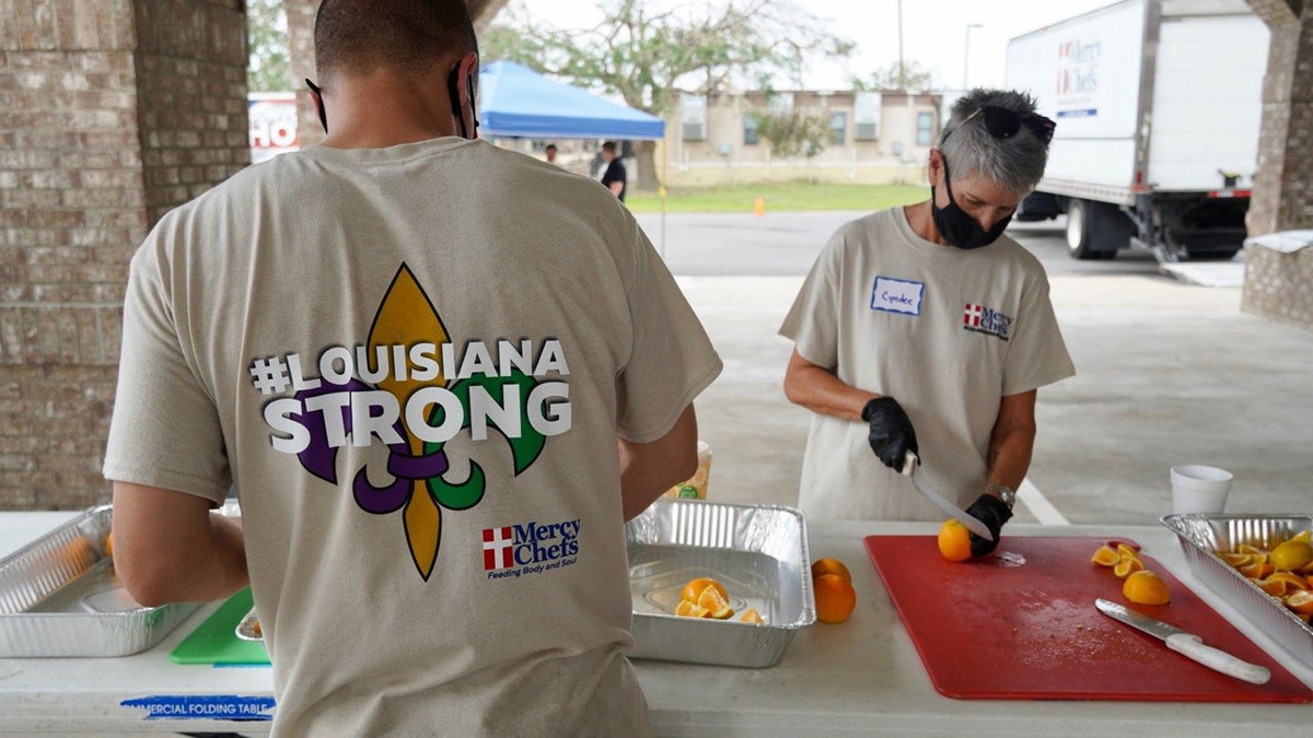 Mercy Chefs has arrived in Lake Charles, La. to distribute hot meals in a disaster area yet again after Hurricane Delta.