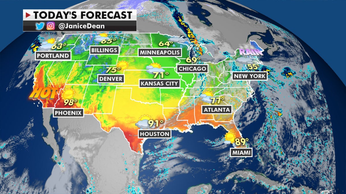 The national forecast for October 12, 2020.