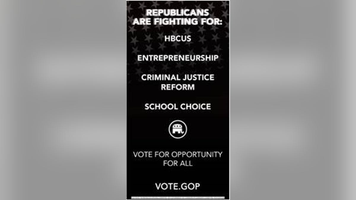 A Republican National Committee online ad courting Black voters