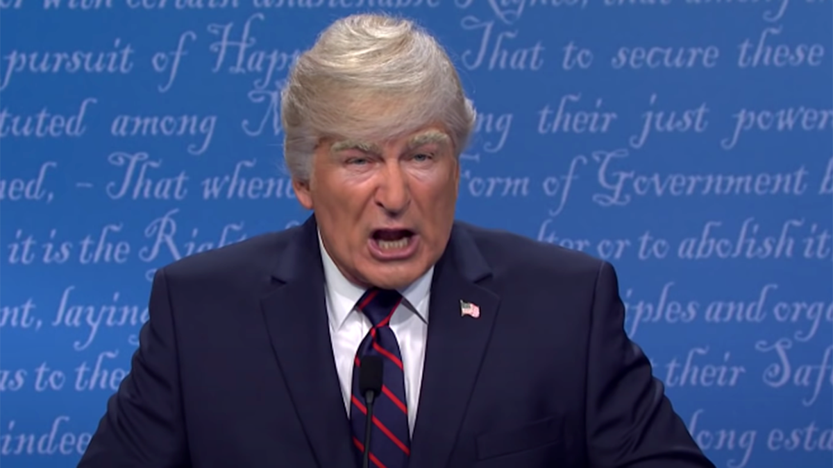 Alec Baldwin as President Trump ("Saturday Night Live")