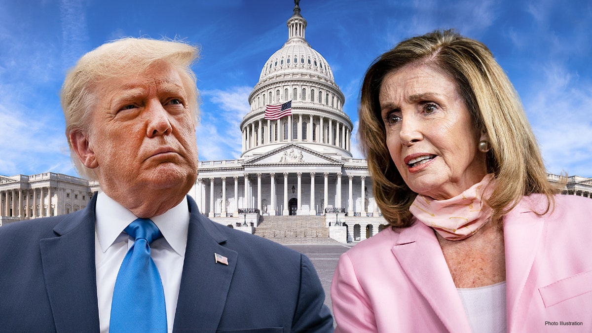 Trump Pelosi and the Capitol