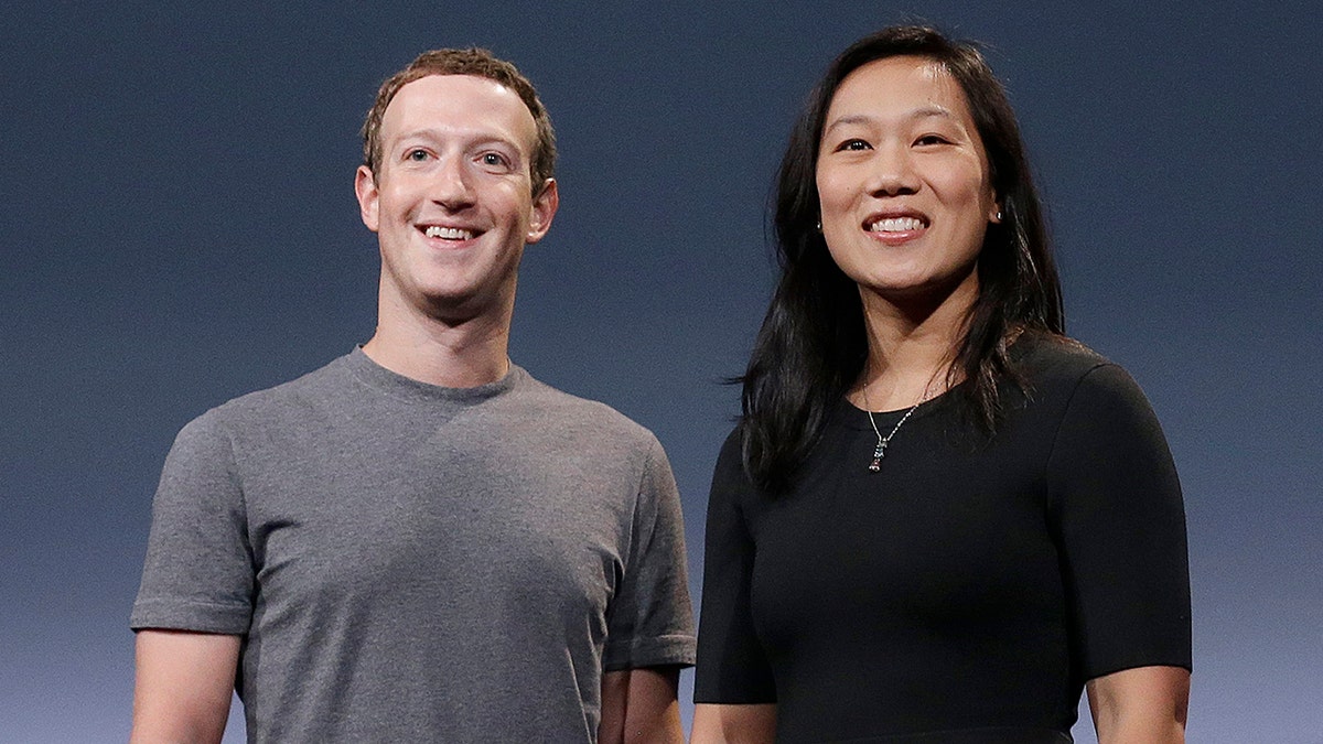 Facebook CEO Mark Zuckerberg and his wife, Priscilla Chan