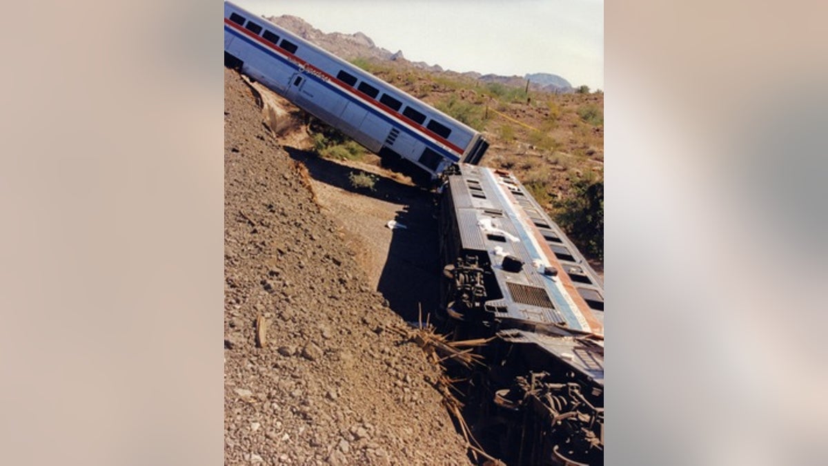 Amtrak's Sunset Limited train derailed in rural Arizona on October 9, 1995. The sabotage remains unsolved.