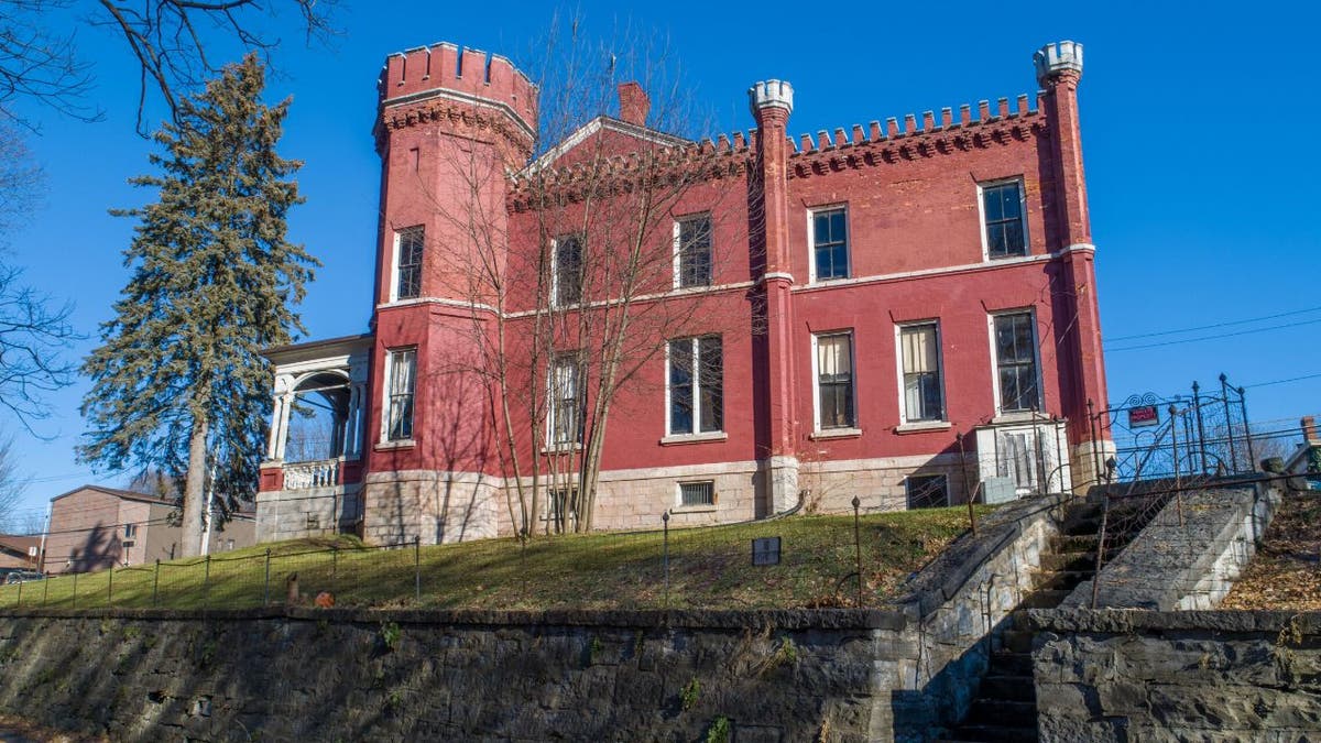 The brick home encompasses about 7,000 square feet across three stories. (Michael DeRosa / Michael DeRosa Exchange, LLC)