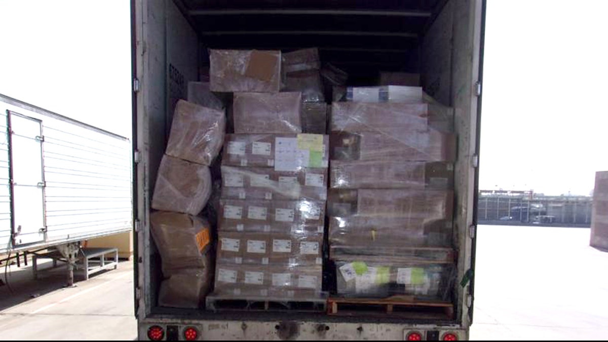 U.S. Customs and Border Patrol agents in San Diego, Calif. recorded the second-largest ever methamphetamine drug bust after stopping a truck at a border checkpoint. (CPB.gov)