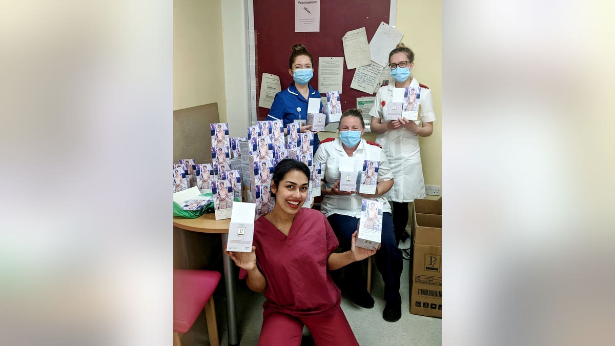 Beyond her 12-hour shifts on the coronavirus wards, Mukherjee also works in urological surgery and keeps up with her charitable Miss England duties online
