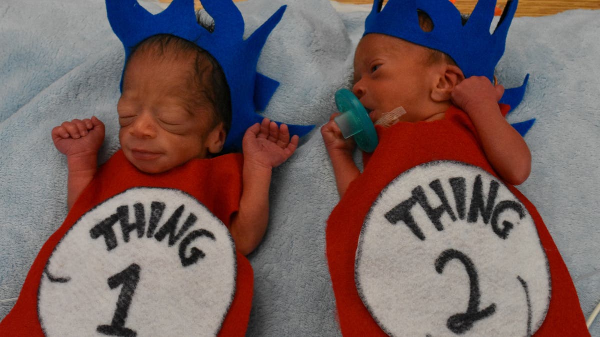 The NICU team handmade the costumes.
