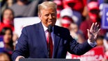 President Donald Trump speaks at a campaign rally Wednesday, Oct. 28, 2020, in Bullhead City, Ariz. (AP Photo/John Locher)