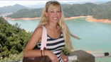Sherri Panini leaving her Redding, California, home a few months later after she claimed she was kidnapped. On Tuesday, a federal judge set her bail at $120,000.