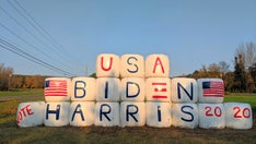 Massachusetts farm's display supporting Biden, Harris goes up in flames