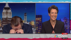 MSNBC's Maddow, Hayes seem to laugh at CNN's Jeffrey Toobin