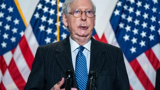 Mitch McConnell's bruised hands, lips likely due to this