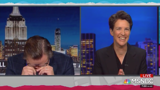 MSNBC's Maddow, Hayes seem to laugh at CNN's Jeffrey Toobin