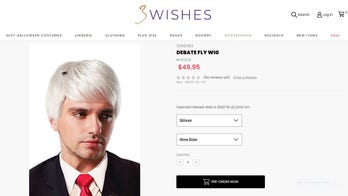 Halloween store selling 'Debate Fly Wig' inspired by bug on Mike Pence's head at VP debate