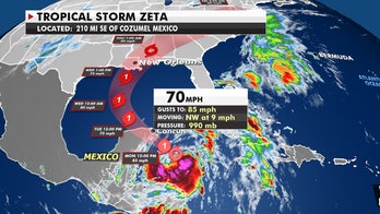 Tropical Storm Zeta 'rapidly strengthening' on way to Yucatan, takes aim at US Gulf Coast